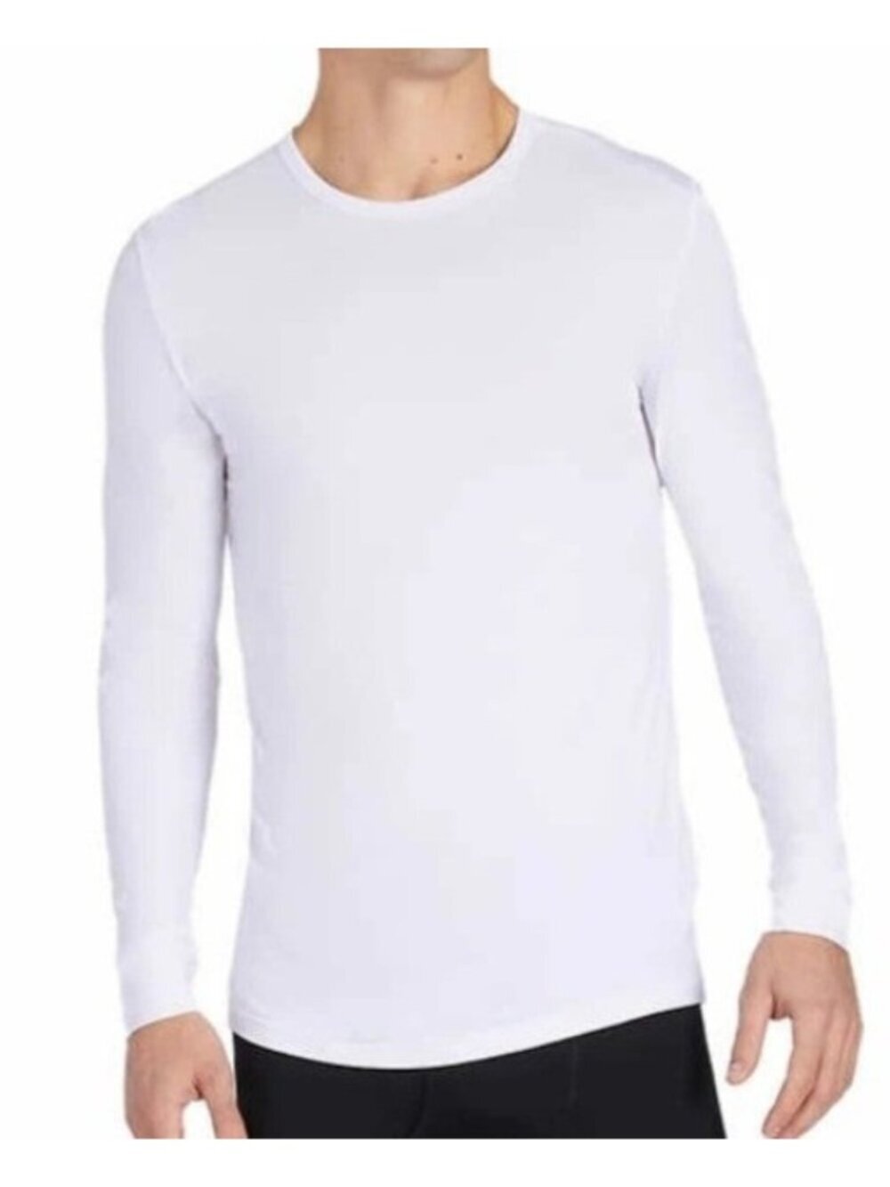 NWT 32 Degrees Heat Men's XL Long Sleeve Layer Crew Neck 2-Pack White/Blue